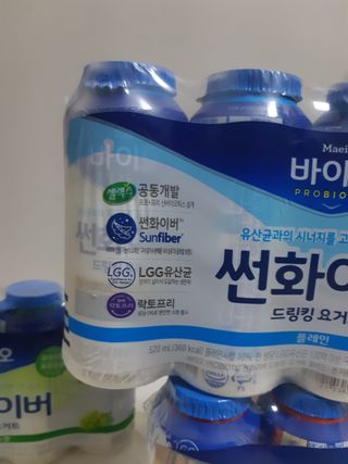 LIVE 매일바이오 썬화이버 드링킹 요거트 — 5점을 준 리뷰어가 2022년 8월 올린 사용 사진