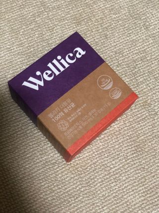 웰리카 더블유 100억 유산균 — 5점을 준 리뷰어가 2021년 1월 올린 사용 사진