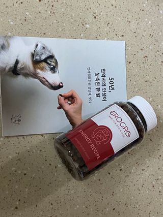 펫21 그로그로 5종 강아지 고양이 반려동물 한방 영양제 — 5점을 준 리뷰어가 2021년 12월 올린 사용 사진