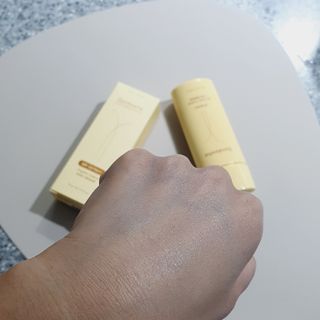 스킨큐어 산다화 유기농 레몬썬크림 — 5점을 준 리뷰어가 2022년 4월 올린 사용 사진