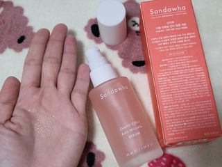 산다화 더블 이펙트 안티 링클 세럼 50ml — 4점을 준 리뷰어가 2022년 10월 올린 사용 사진