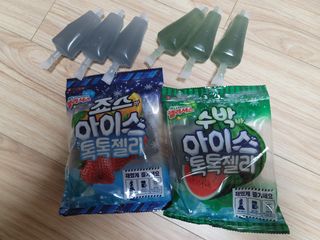 롯데제과 죠스바 아이스 톡톡 젤리 — 5점을 준 리뷰어가 2021년 10월 올린 사용 사진