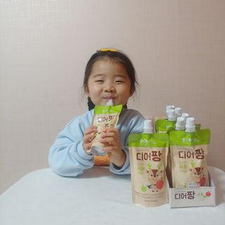 [몸엔용] 우리 아이 건강간식, 달콤한 녹용곤약젤리 디어팡 4종 — 5점을 준 리뷰어가 2022년 4월 올린 사용 사진