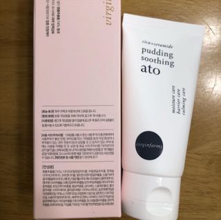 냉장고에 넣어요, 붉은 트러블 피부 다음날 진정되요 [버진팜스 푸딩수딩아토] — 5점을 준 리뷰어가 2021년 1월 올린 사용 사진