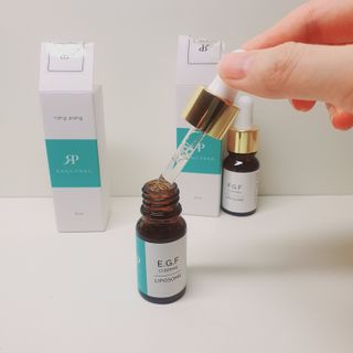 랑팡 EGF+FGF 10ppm 리포좀 앰플 원액 10ml — 5점을 준 리뷰어가 2021년 10월 올린 사용 사진