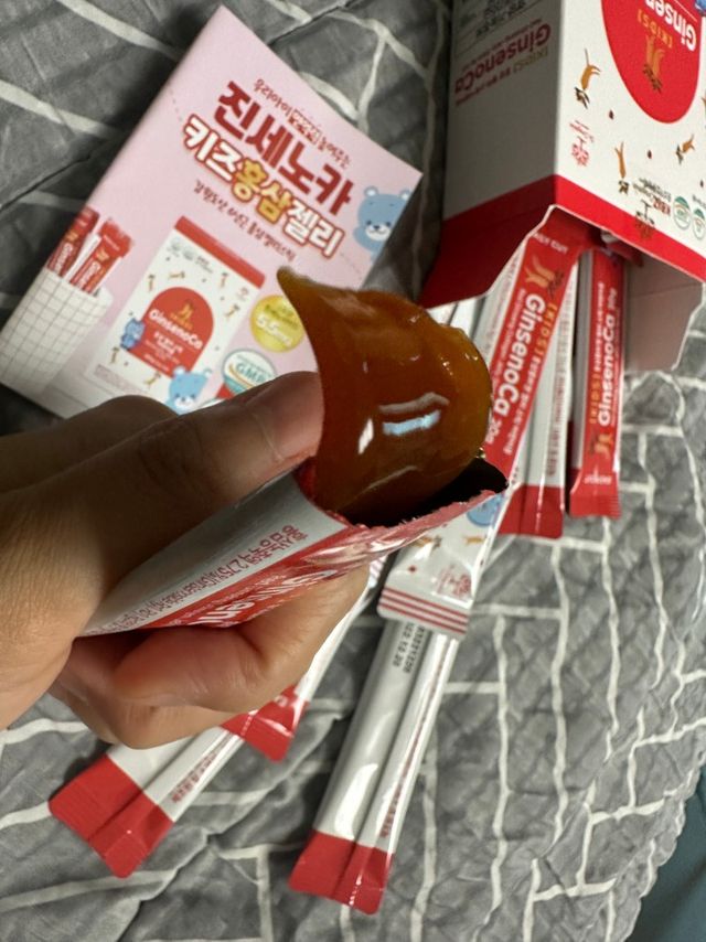 진세노카 키즈 홍삼젤리스틱 리뷰 사진