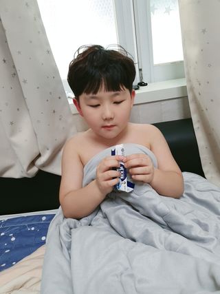 키즈텐플러스 연세 키즈텐 플러스 1개월 — 5점을 준 리뷰어가 2021년 2월 올린 사용 사진
