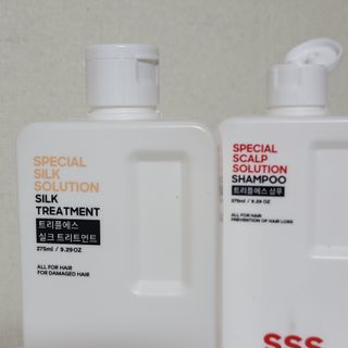 트리플에스 탈모 샴푸 275ml + 실크 트리트먼트 275ml — 4.5점을 준 리뷰어가 2021년 4월 올린 사용 사진