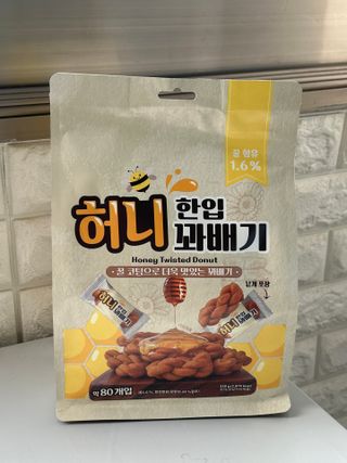 유앤아이트레이드 [릴스용] 한입 꽈배기 520g x 3종 (허니, 검은깨, 땅콩) 3개중1종을 랜덤발송(2개제공) — 5점을 준 리뷰어가 2025년 2월 올린 사용 사진