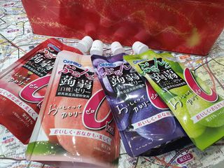 ORIHIRO 오리히로 곤약젤리 제로칼로리 130g 4종 4팩(맛별로 1팩씩) — 5점을 준 리뷰어가 2023년 1월 올린 사용 사진