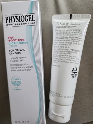 피지오겔 레드수딩 시카밸런스 크림 50ml — 5점을 준 리뷰어가 2022년 4월 올린 사용 사진