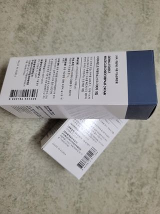 더마포레스트 마데카소사이드 리페어 크림,  모이스처라이징 아쿠아크림 — 5점을 준 리뷰어가 2021년 8월 올린 사용 사진