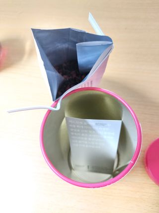 마시다 붉은 석양 빛을 담은 프리미엄 수제 블렌딩 홍차, 레드선셋블랙티 — 5점을 준 리뷰어가 2021년 3월 올린 사용 사진