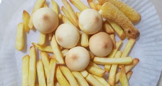 한성기업 베이크볼 치즈몽땅 300g x 2봉 — 5점을 준 리뷰어가 2021년 9월 올린 사용 사진