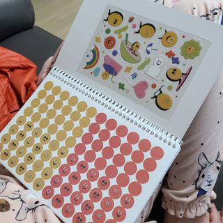 리훈 차일드라이크 워킹스마일 초등학생 스터디 플래너 — 5점을 준 리뷰어가 2021년 10월 올린 사용 사진