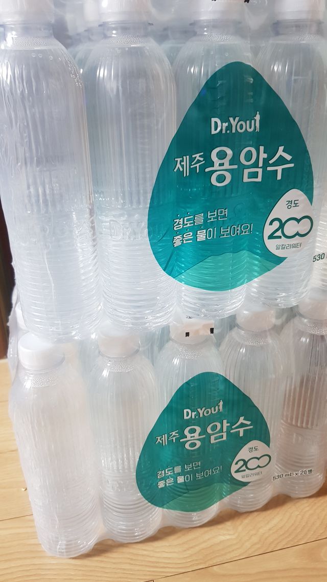 닥터유 제주용암수 무라벨 리뷰 사진