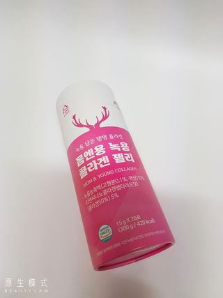 [몸엔용] 녹용 담은 탱탱 콜라겐 녹용 콜라겐 젤리 15g x 20포 — 5점을 준 리뷰어가 2022년 4월 올린 사용 사진