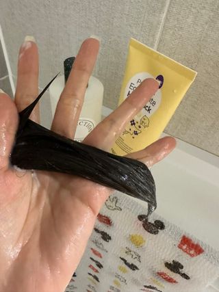 ★N쇼핑 헤어팩 1위★ 리하 에그 화이트 극손상 무실리콘 트리트먼트 헤어팩 — 5점을 준 리뷰어가 2022년 11월 올린 사용 사진
