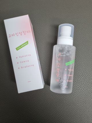 [시카앰플] 묘오한 고마진정할때 진정 스프레이 앰플 150ml — 4점을 준 리뷰어가 2021년 3월 올린 사용 사진