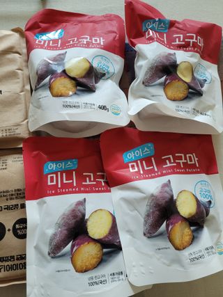 해뜨온 간편고소 아이스 미니고구마 400g x4개 — 5점을 준 리뷰어가 2021년 11월 올린 사용 사진