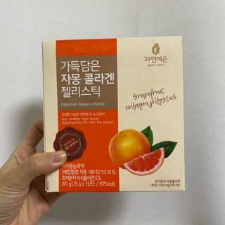 자연에온 가득담은 자몽 콜라겐 젤리스틱 2BOX — 4.5점을 준 리뷰어가 2020년 12월 올린 사용 사진