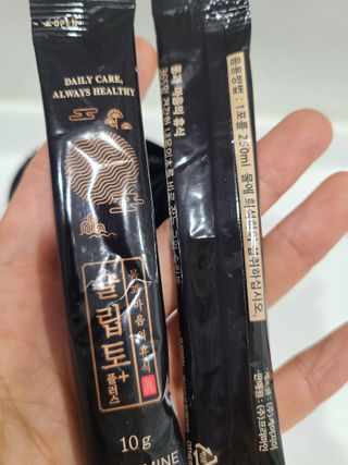 프리마인 자체 기업부설 연구소에서 찾아낸 건강한 수면의 비밀.  슬립토 플러스 30포 — 4점을 준 리뷰어가 2022년 8월 올린 사용 사진