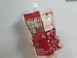 자연에온 몽모랑시 타트체리 3종 세트 구성 - 저분자콜라겐젤리, NFC 착즙주스 — 5점을 준 리뷰어가 2021년 7월 올린 사용 사진