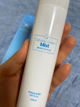 셀바이져 지우개 미스트 피부 보호 입주변 트러블 진정 케어 아기 안개분사 미스트 — 3.5점을 준 리뷰어가 2021년 3월 올린 사용 사진