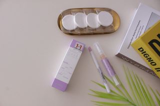 1+2 뷰젤 매직케어 손톱영양제+스톤푸셔+코인타올 셀프 네일케어 — 5점을 준 리뷰어가 2023년 4월 올린 사용 사진