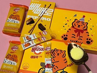 광동생활건강 [광동] 비타500데일리스틱  ★빼빼로데이★ 30포+70포+ 뚱랑이스티커+빼빼로+쇼핑백 — 5점을 준 리뷰어가 2022년 11월 올린 사용 사진