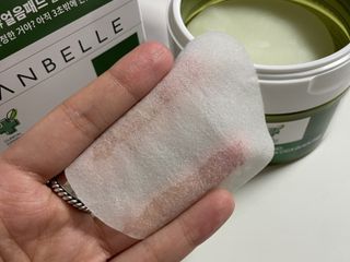 랑벨 랑바이오 블랙 시카 퀵 패드 100매 (3초 쿨링/3분 흡수, 블랙비 프로폴리스/시카 4종 함유, 대용량) — 5점을 준 리뷰어가 2022년 7월 올린 사용 사진