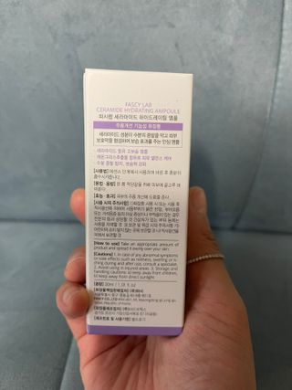 파시랩 세라마이드 하이드레이팅 앰플 — 5점을 준 리뷰어가 2021년 7월 올린 사용 사진