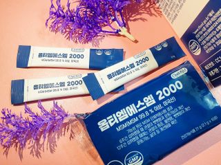 바른비타민 옵티엠에스엠2000 1박스 60포 관절 연골 복합건강기능식품 — 4점을 준 리뷰어가 2021년 7월 올린 사용 사진