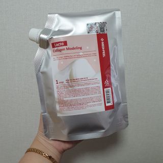 메디필 레드 락토 콜라겐 모델링 팩 — 4.5점을 준 리뷰어가 2021년 3월 올린 사용 사진