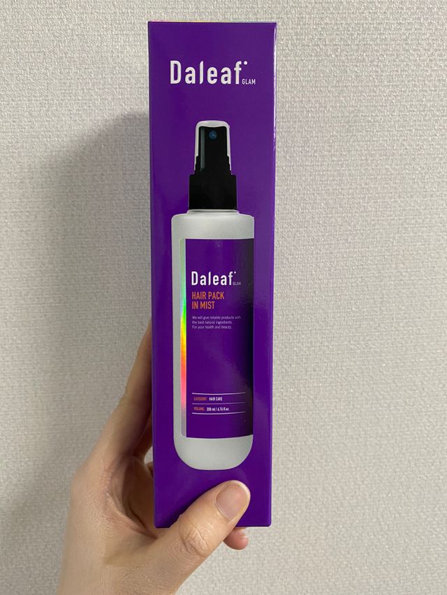 달리프 글램 헤어팩 인미스트 200ml 리뷰 사진