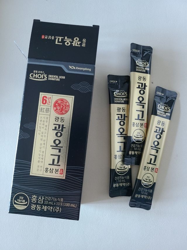 [광동제약] 광동 광옥고 홍삼 본 30포+쇼핑백 증정 리뷰 사진