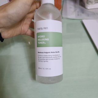 나나스킨 하이드로릴렉싱토너 — 5점을 준 리뷰어가 2021년 4월 올린 사용 사진