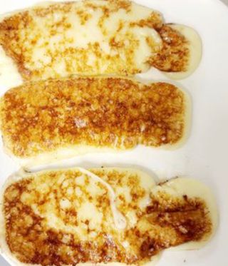 앙투어솔레 아일랜드 구워먹는 치즈 100 자연 치즈 와인안주 300g(100g x 3팩) — 5점을 준 리뷰어가 2022년 9월 올린 사용 사진