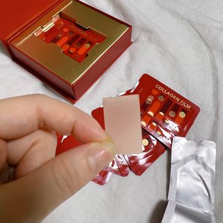 프리마인 귀족의 콜라겐, 92배 흡수율. 럭셔리 프리미엄 셀라브 콜라겐필름 30매 — 4.5점을 준 리뷰어가 2021년 11월 올린 사용 사진