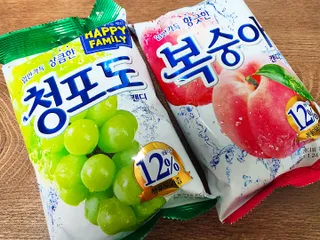 청포도캔디 복숭아캔디 — 5점을 준 리뷰어가 2022년 11월 올린 사용 사진