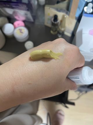 건선/아토/습진/민감성 피부 천연보습진정크림 소리온 크림 & 센시티브 크림 50g — 4점을 준 리뷰어가 2022년 1월 올린 사용 사진