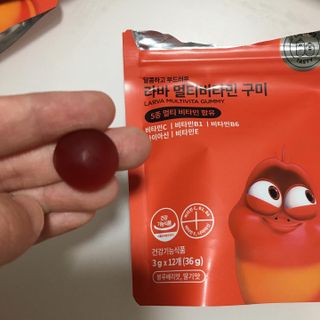 [푸름웰니스] 라바 멀티비타민 구미 36g — 5점을 준 리뷰어가 2022년 3월 올린 사용 사진