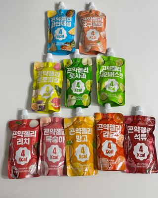 참앤들황토농원 10가지 맛, 입맛대로 스페셜하게~ 가볍게 한 포 땡! 곤약젤리 스페셜 패키지 130ml x 30포 — 5점을 준 리뷰어가 2022년 12월 올린 사용 사진