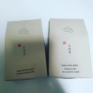 두류헌 샴푸바+컨디셔닝 린스바 머리가꿈세트 — 5점을 준 리뷰어가 2022년 7월 올린 사용 사진