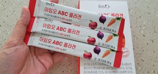 아임오 ABC 콜라겐 젤리 14포 — 5점을 준 리뷰어가 2021년 11월 올린 사용 사진