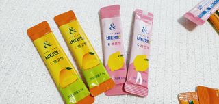 비타앤C 레몬맛, 망고맛 — 5점을 준 리뷰어가 2021년 6월 올린 사용 사진