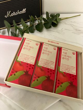 서울약사신협_석류 타트체리 콜라겐_10g x 30포 — 5점을 준 리뷰어가 2021년 7월 올린 사용 사진