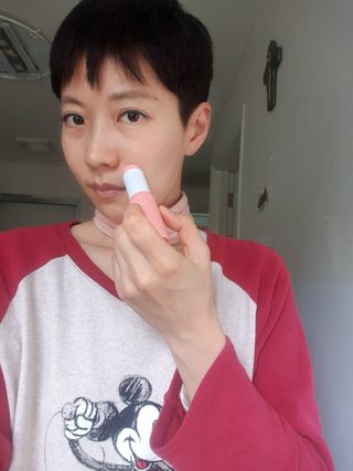 스킨큐어 산다화 카멜리아 안티 링클 멀티밤 — 5점을 준 리뷰어가 2023년 2월 올린 사용 사진