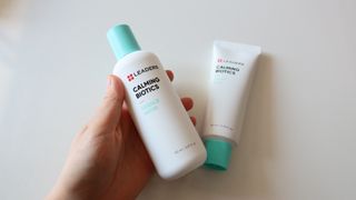 리더스코스메틱 리더스 카밍 바이오틱스 #1등 진정 기획세트 [에센스 워터150ml + 크림 마스크80ml] — 5점을 준 리뷰어가 2022년 9월 올린 사용 사진