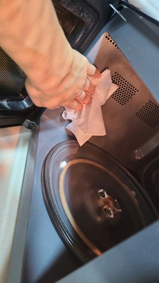 햅스 세균없는 주방 대형 2팩, HAPS sanitizer wipe — 5점을 준 리뷰어가 2022년 1월 올린 사용 사진